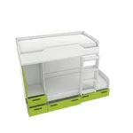 Кровать двухъярусная L906, 90x190 L/R