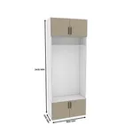 Секция с верхними и нижними полками L410.40