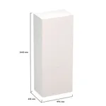 Шкаф двухдверный с фальш стенкой, фасады в эмали LE212