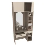 Столик туалетный с антресолью и стеллажом L414.44