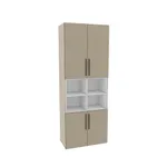 Шкаф книжный с нишей L216