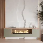 Тумба ТВ напольная с электрокамином LG549.351