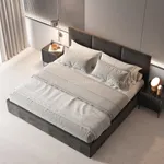 Кровать двуспальная мягкая ВЕРСАЛ с подъемным механизмом, 140x200