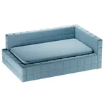 Кровать полутороспальная мягкая с ортопедической решеткой КВАДРО-П, 120х200