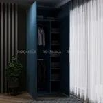 Шкаф 2 дверный, фрезерованные фасады в эмали LE210.60-4