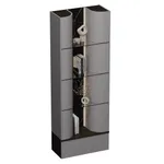 Стеллаж напольный радиусный с подсветкой TG730.90