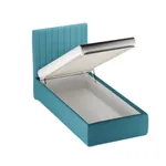 Кровать односпальная мягкая ASTI  с подъемным механизмом, 90x200