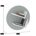 Полка навесная L128