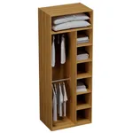 Шкаф двустворчатый, фасады натуральный ротанг  L210.60-4