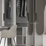 Шкаф для одежды, фрезерованные фасады в эмали LЕ252.60-2