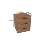 Тумба прикроватная 3 ящика L703