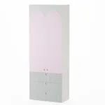 Шкаф книжный/для одежды с тремя ящиками, фасады в эмали LE213