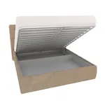 Кровать двуспальная мягкая МИРА с подъемным механизмом, 140x200