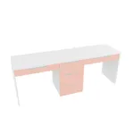 Cтол прямой на 2 рабочих места, фасады в эмали LE718.2