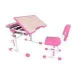Комплект парта + стул трансформеры Sorriso Pink