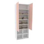 Шкаф двухдверный, фасады в эмали LE217.44-4