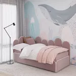 Мягкая кровать-диван КИПРОС с подъемным механизмом, 90x190