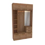 Секция с вешалкой и стеллажом с подсветкой L416