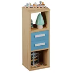 Cтеллаж сквозной книжный на 3 ниши E803