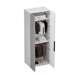 Шкаф 2 дверный, фрезерованные фасады в эмали LE-210.60-1