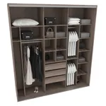 Шкаф-купе ХG246.60-2, профиль INTEGRO, фасад МДФ