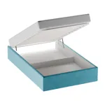 Мягкая кровать-подиум с коробом для хранения, 90x190