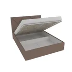 Кровать двуспальная мягкая ХЬЮГО  с подъемным механизмом, 140x200