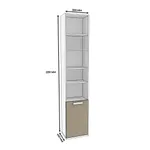 Стеллаж завершающий боковой глубина 452мм E250.45