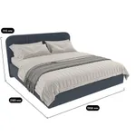 Кровать двуспальная мягкая FLY с подъемным механизмом, 180x200