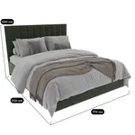 Кровать двуспальная мягкая ЛИБЕРТИ с подъемным механизмом, 160x200