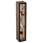 Шкаф со стеклянными фасадом полки стекло с подсветкой R220.1