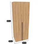 Шкаф двустворчатый L210.60-4