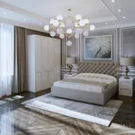 Кровать двуспальная мягкая МИРА с подъемным механизмом, 140x200