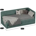 Кровать со вторым выдвижным спальным местом  РУБИ М2