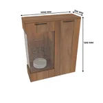 Шкаф напольный с подсветкой L202 L/R