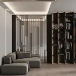 Кабинет в темном древесном оттенке №2