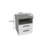 Тумба прикроватная 2 ящика LG-702