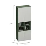 Шкаф книжный с нишей LG216
