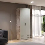 Шкаф двустворчатый с ящиками L211.60