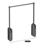 ALPHALUX Aiden Автоматический пантограф 564-764 мм, ALF0811.764.43