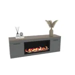 Тумба ТВ навесная с электрокамином L545.451