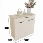 Тумба широкая 2 дверная с ящиком L876