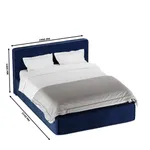 Кровать двуспальная мягкая ОСТИН  с подъемным механизмом, 160x200