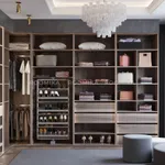 Шкаф с выдвижными полками с подсветкой M900.60-19