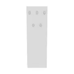 Панель узкая с крючками L-176.1