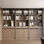 Кабинет в древесных оттенках №6