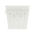 Вешалка настенная с  радиусной полкой P178 L/R