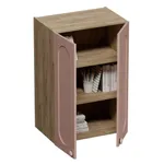 Антресоль двудверная, фрезерованные фасады в эмали LE339.44