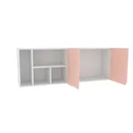 Антресоль над столом, фасады в эмали LE310 L/R