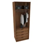 Шкаф для спальни с четырьмя ящиками и штангой с подсветкой R210.60-3